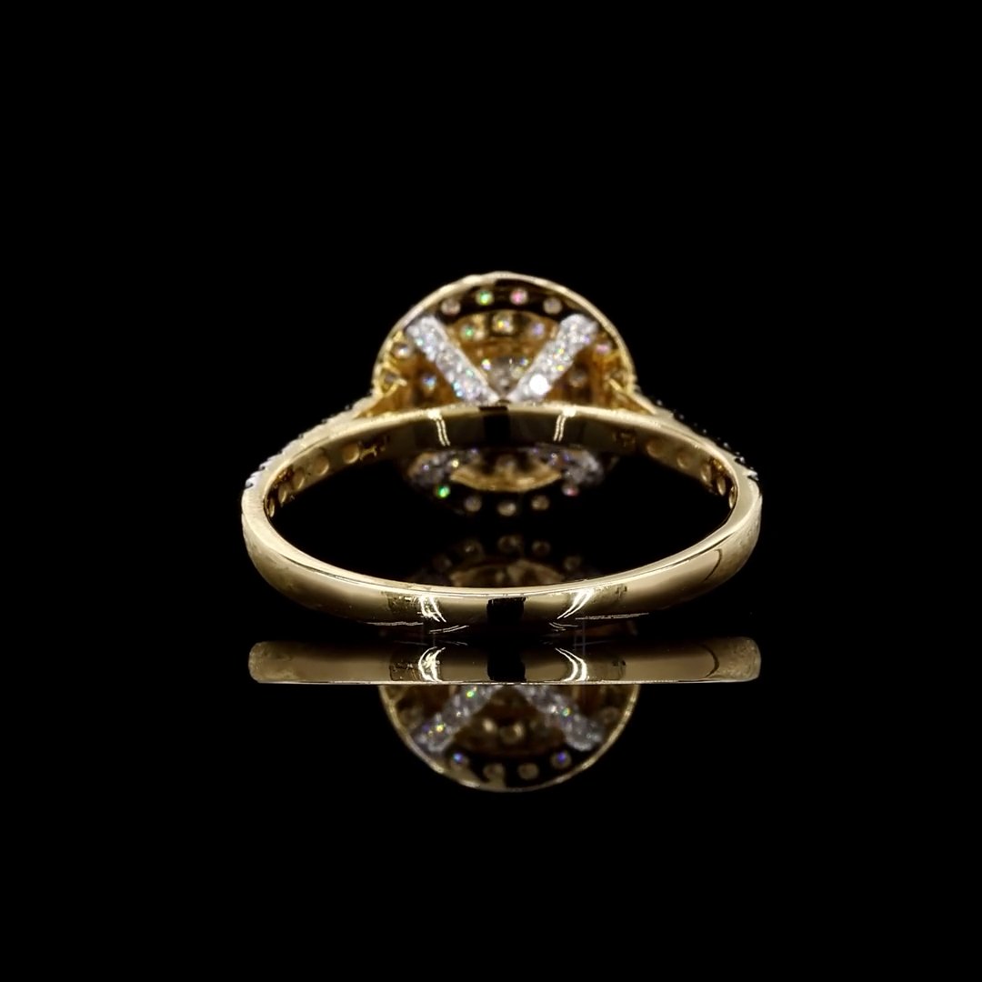 Double Halo Diamond Ring 4