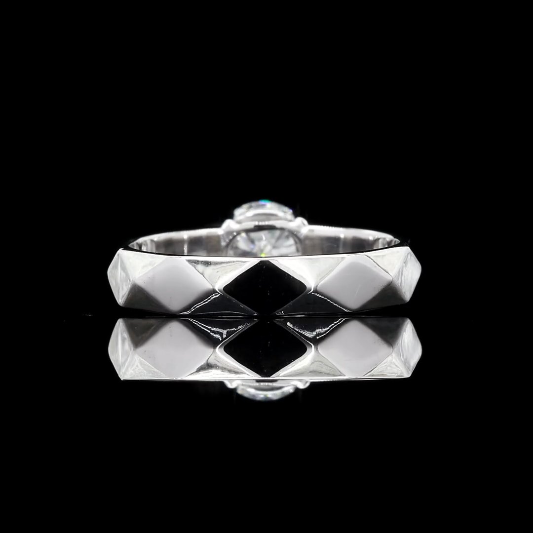 Geometric Solitaire Ring 4