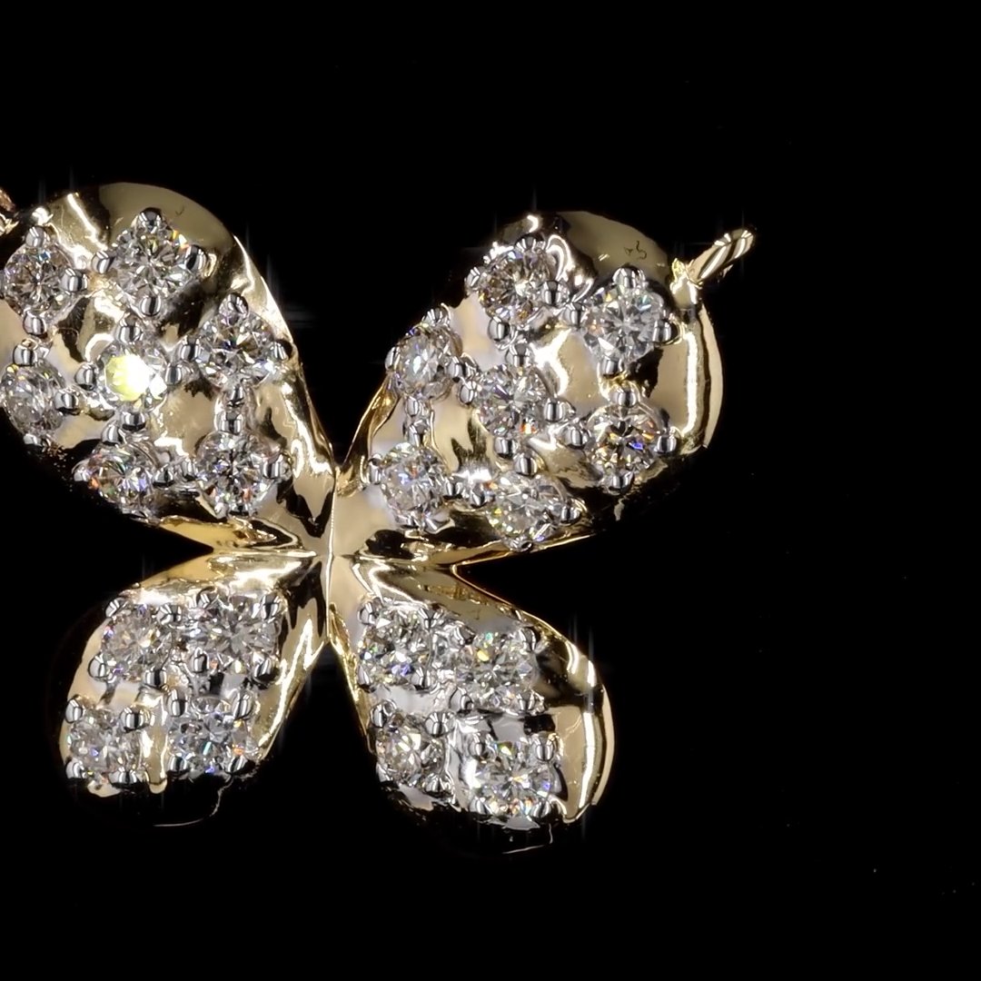 Butterfly Diamond Pendant 2