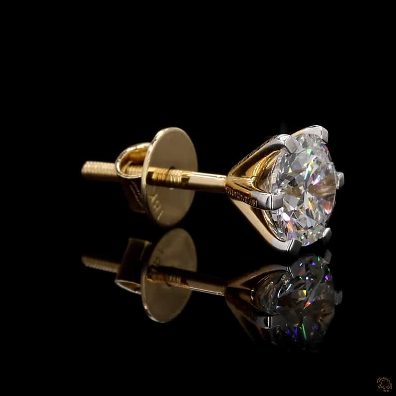 Six-Prong Solitaire Stud Earrings 2
