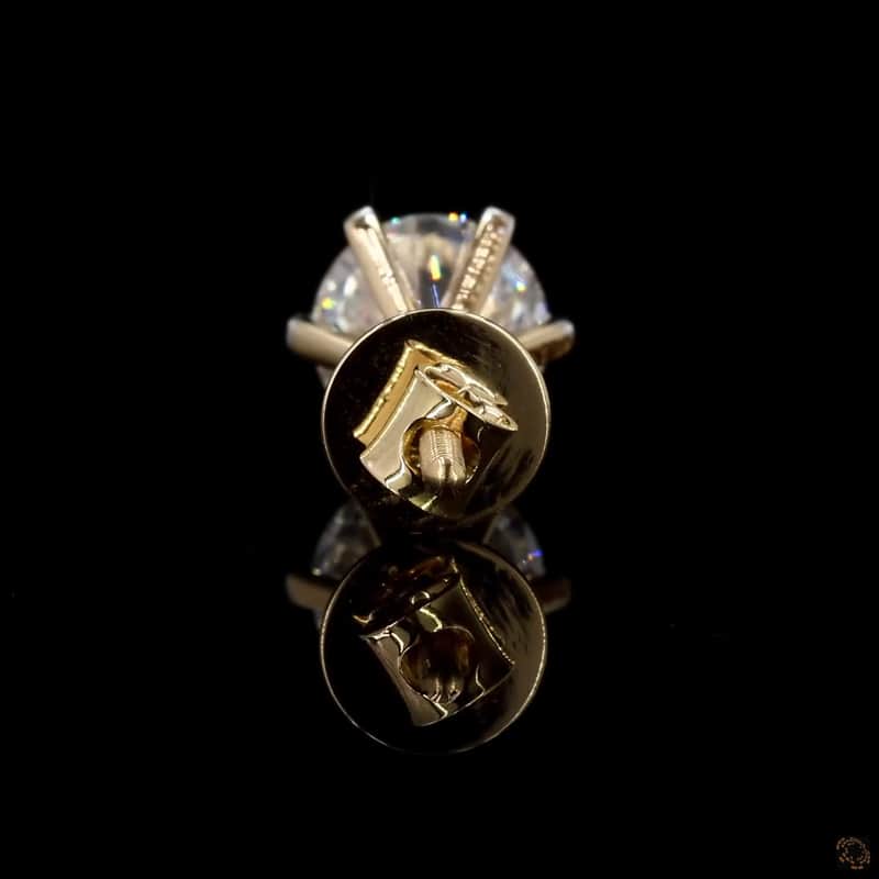 Six-Prong Solitaire Stud Earrings 4