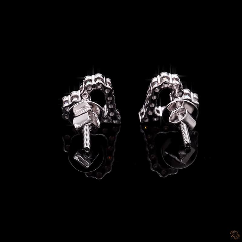Open Heart Stud Earrings 4