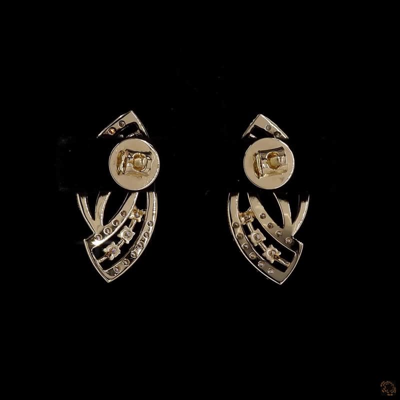 Curved Triple-Bar Earrings 4