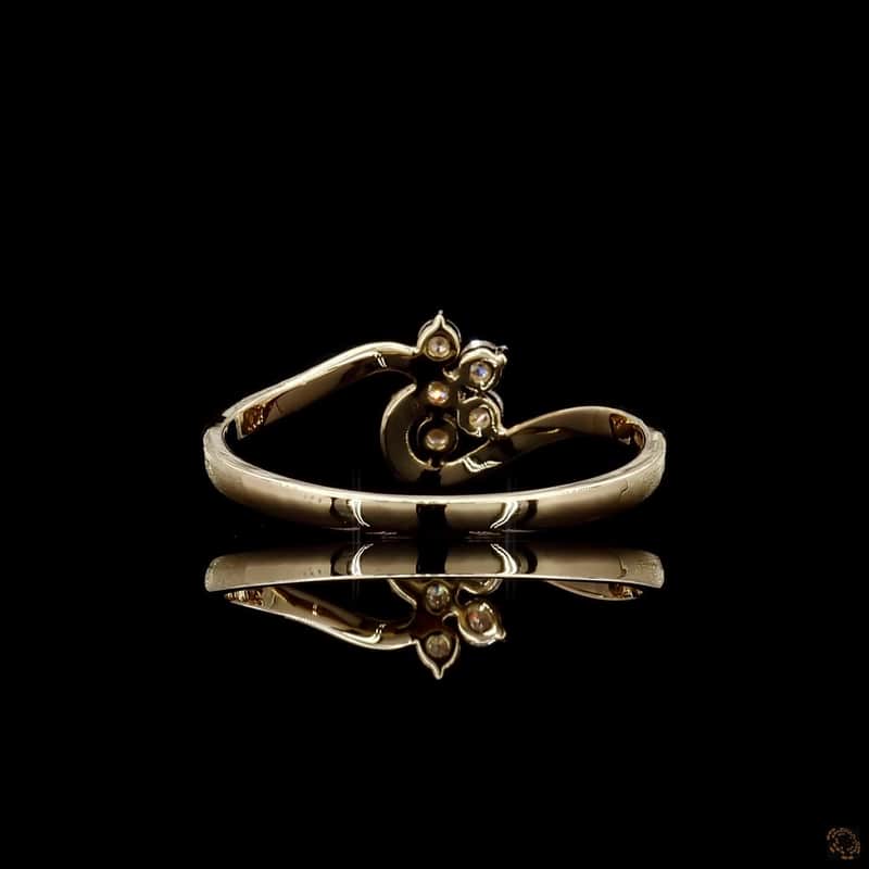 Floral Bypass Ring 5