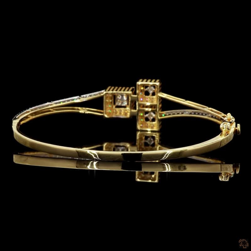Geometric Block Bangle 4