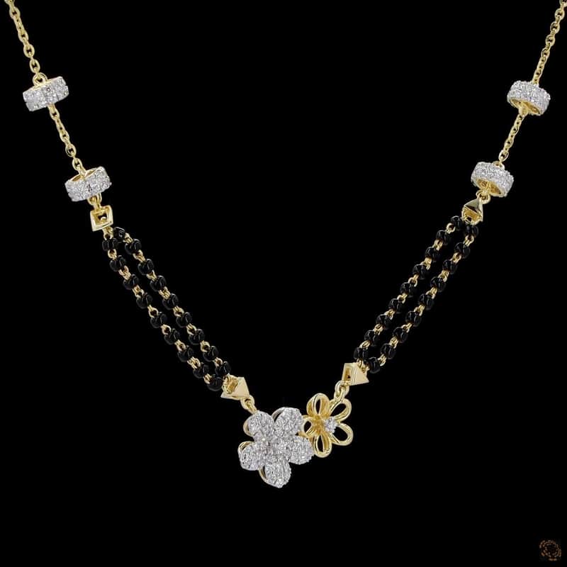 Dual Floral Mangalsutra 2