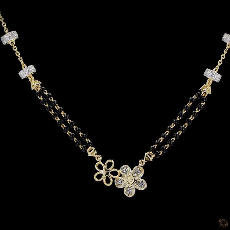Dual Floral Mangalsutra 4