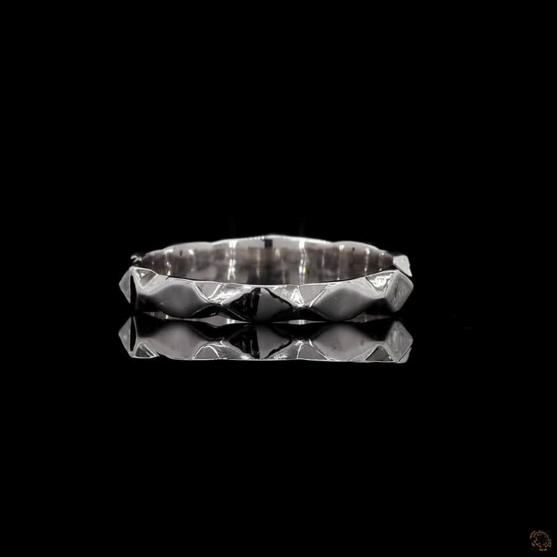 Pyramid Stud Emerald-Cut Ring 4