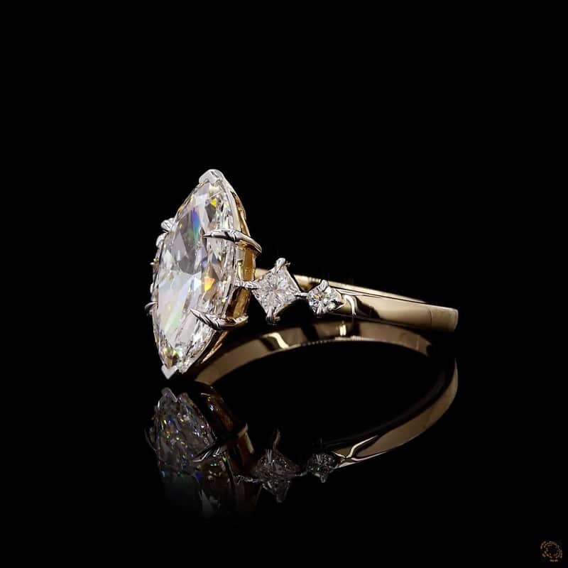 Marquise Graduated Ring 3
