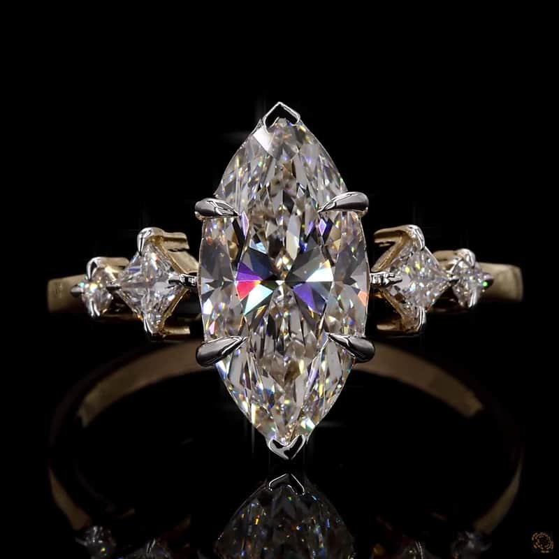 Marquise Graduated Ring 5