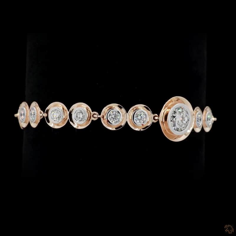 Graduated Circle Bezel Bracelet 2