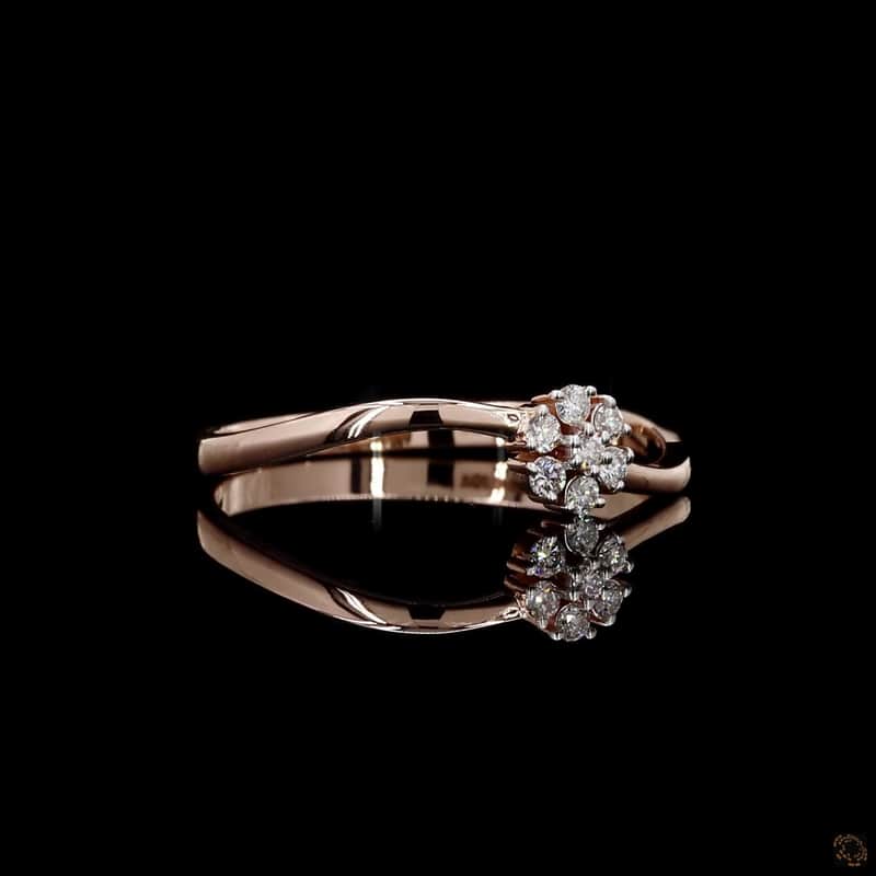 Floral Cluster Bypass Ring 2