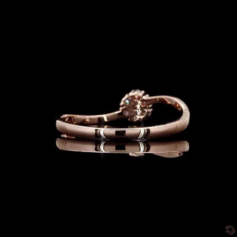 Floral Cluster Bypass Ring 4