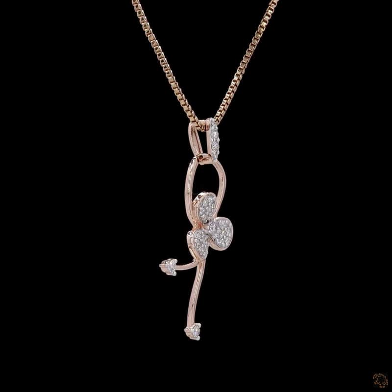 Floral Tendril Pendant 2