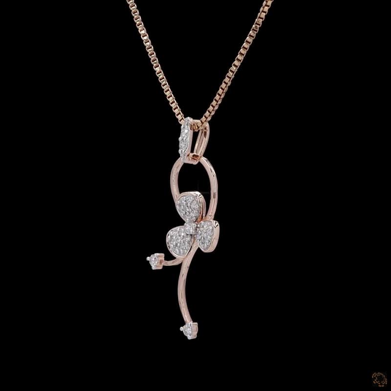 Floral Tendril Pendant 3