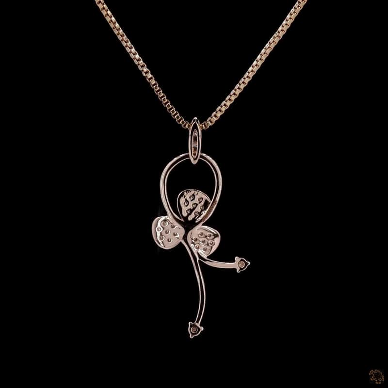 Floral Tendril Pendant 4