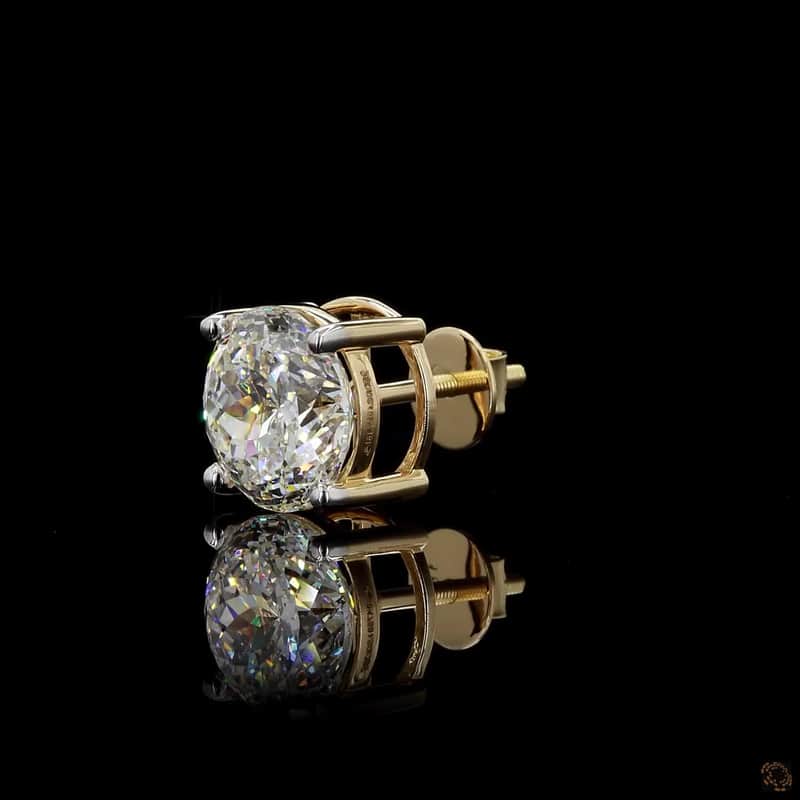 Four-Prong Solitaire Stud Earrings 3