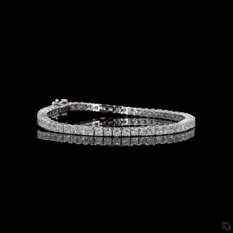 Princess-Cut Tennis Bracelet 2