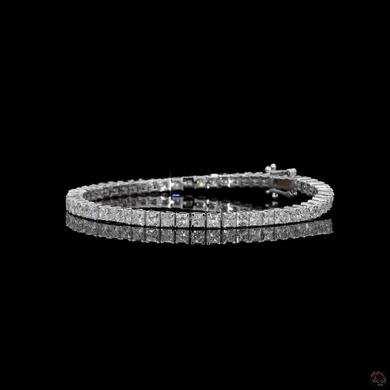 Princess-Cut Tennis Bracelet 3
