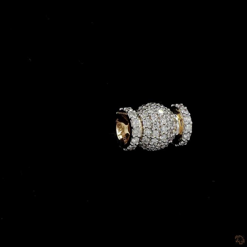 Pavé Sphere Slider Bead 3