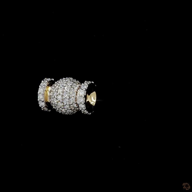 Pavé Sphere Slider Bead 4