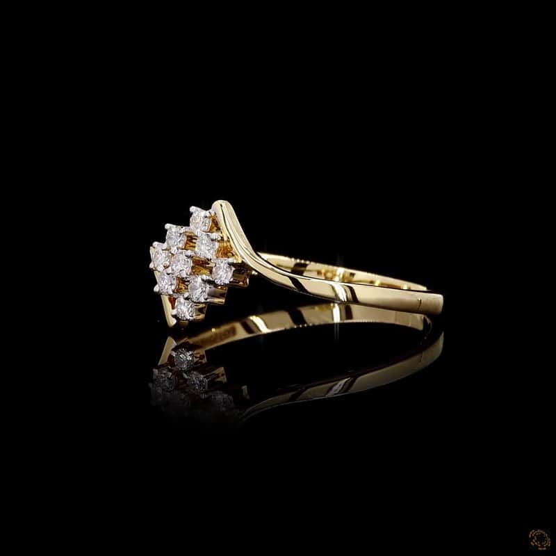 Diamond Cluster Bypass Ring 4