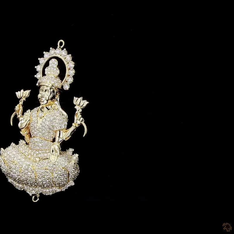 Lakshmi Lotus Pendant 4