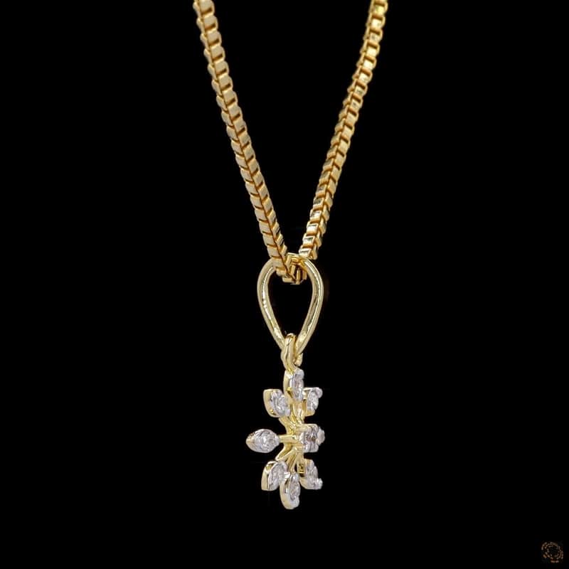 Starburst Diamond Pendant 2