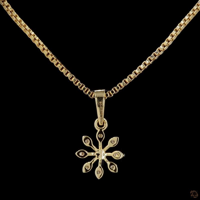 Starburst Diamond Pendant 4
