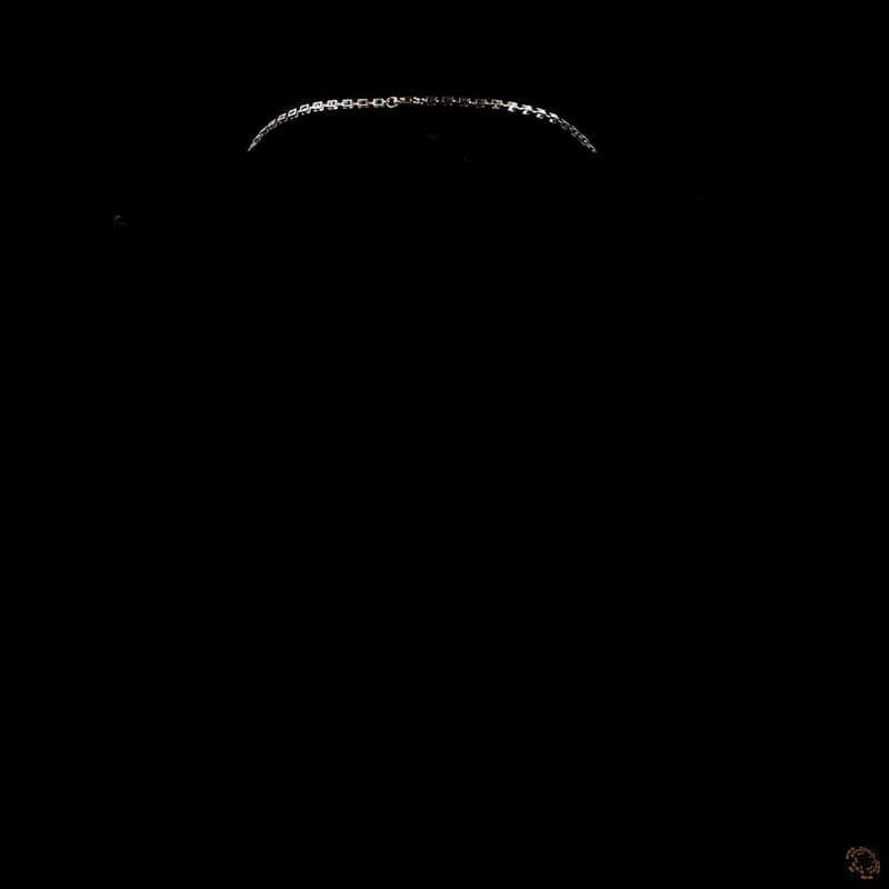 Graduated Emerald-Cut Halo Necklace 5