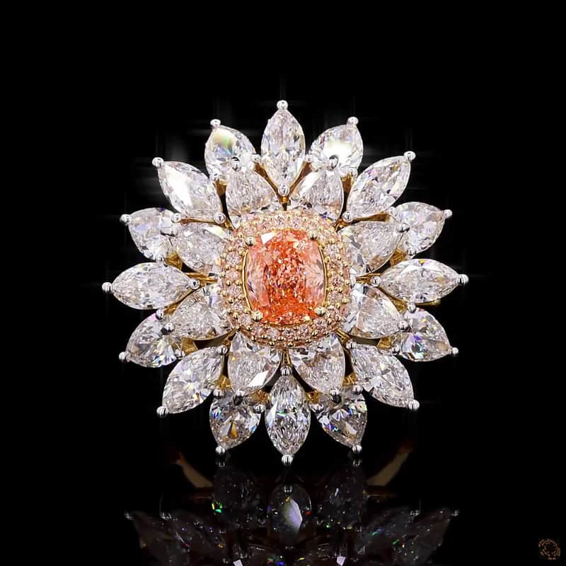 Marquise Petal Floral Ring 5