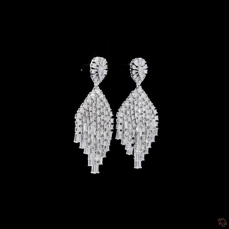 Fan Chandelier Drop Earrings 2