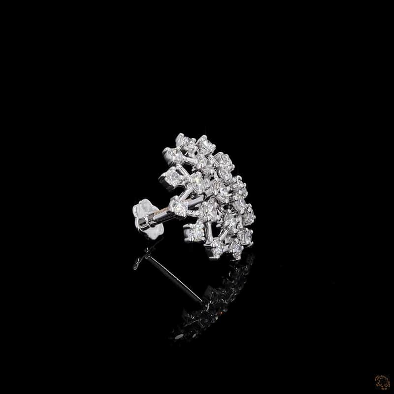 Snowflake Diamond Nose Pin 2