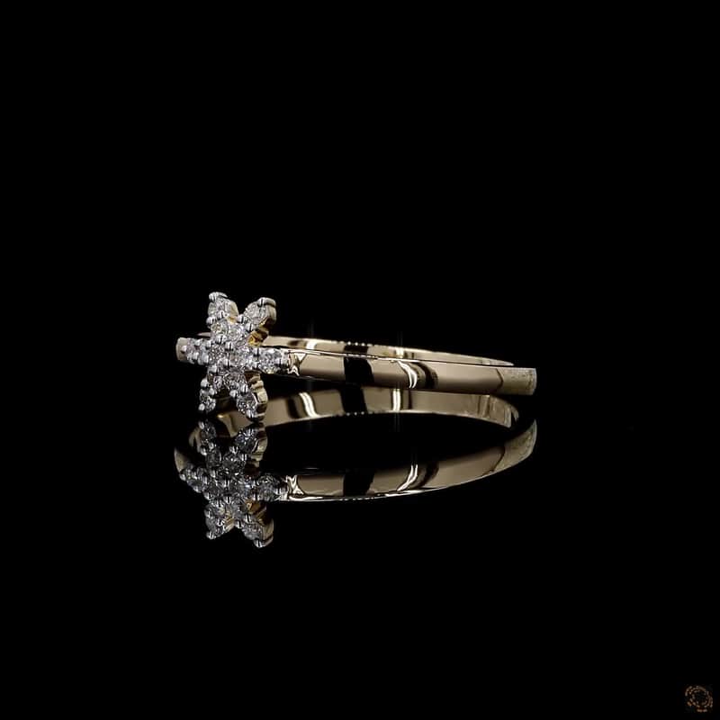 Snowflake Cluster Ring 4