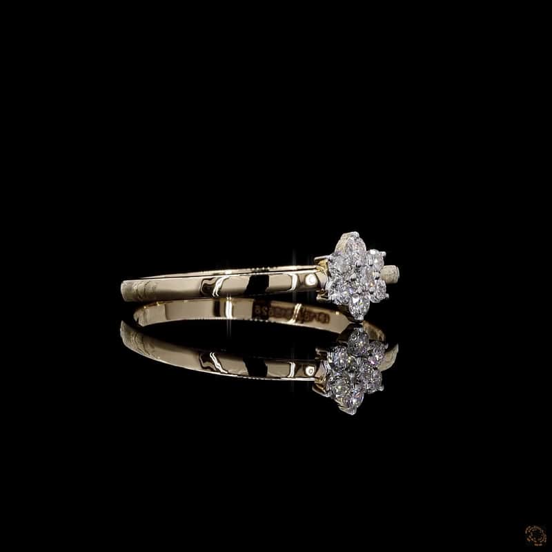 Floral Cluster Ring 3