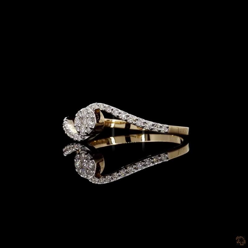 Cluster Bypass Diamond Ring 4