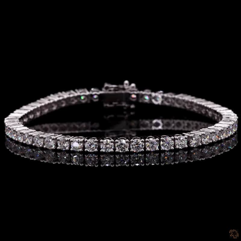 Round Diamond Tennis Bracelet 2