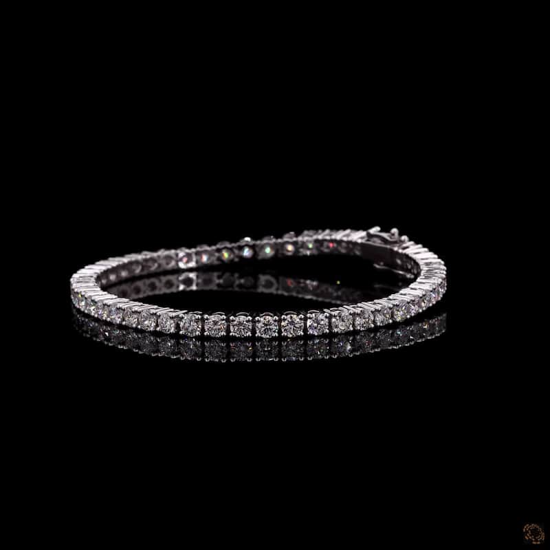 Round Diamond Tennis Bracelet 4
