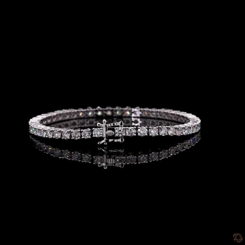 Round Diamond Tennis Bracelet 5