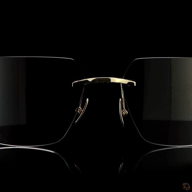 Rimless Square Sunglasses 2