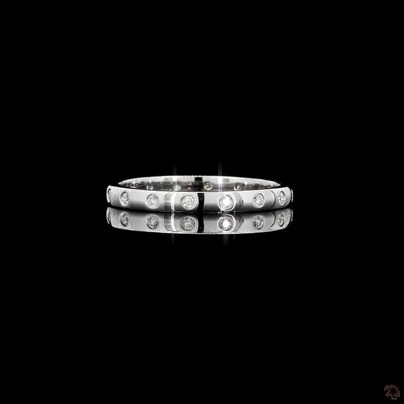 Bezel Set Band Ring 4