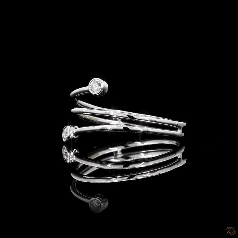 Coil Bypass Diamond Ring 2
