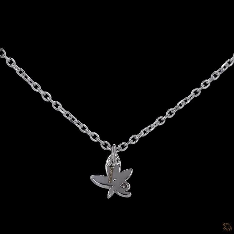 Leaf Bezel Pendant 4