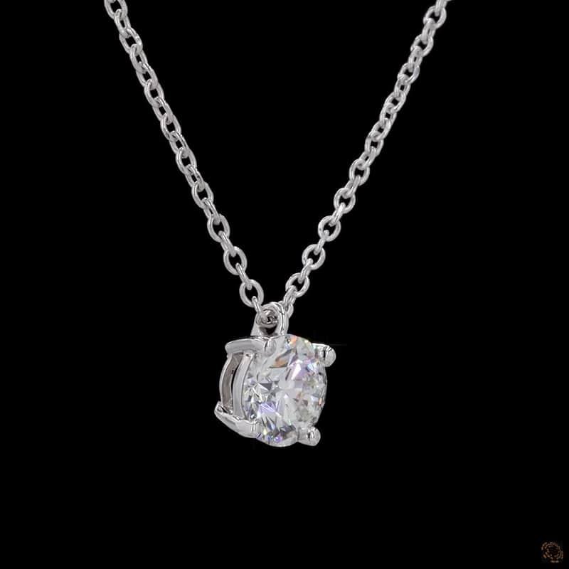 Solitaire Round Pendant 2