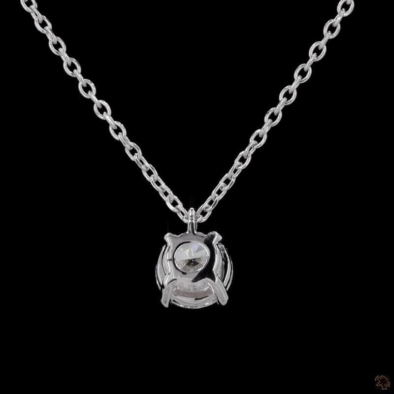 Solitaire Round Pendant 4
