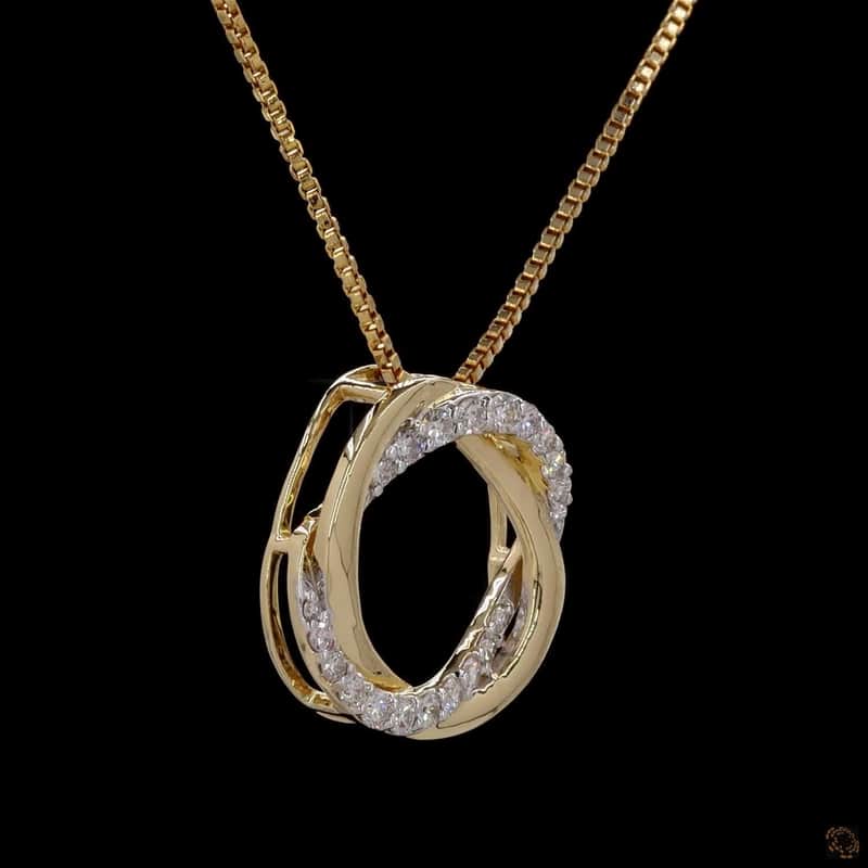 Interlocking Circle Pendant 2