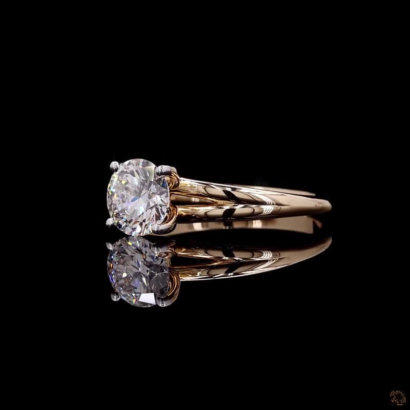 Split Shank Solitaire Ring 3