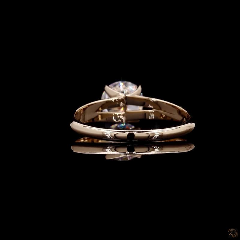 Split Shank Solitaire Ring 4