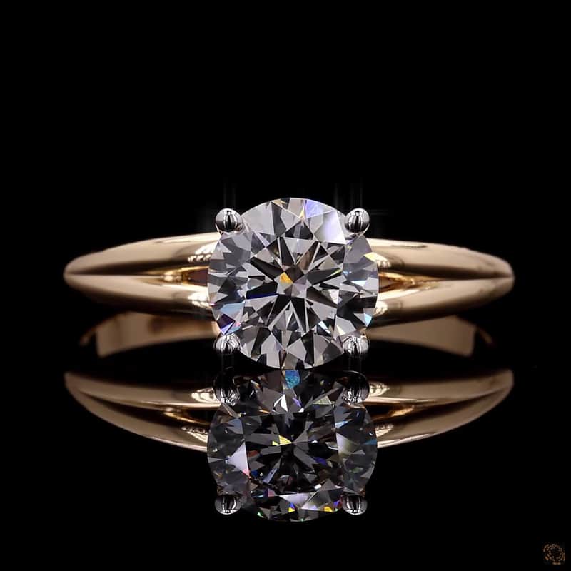 Split Shank Solitaire Ring 5
