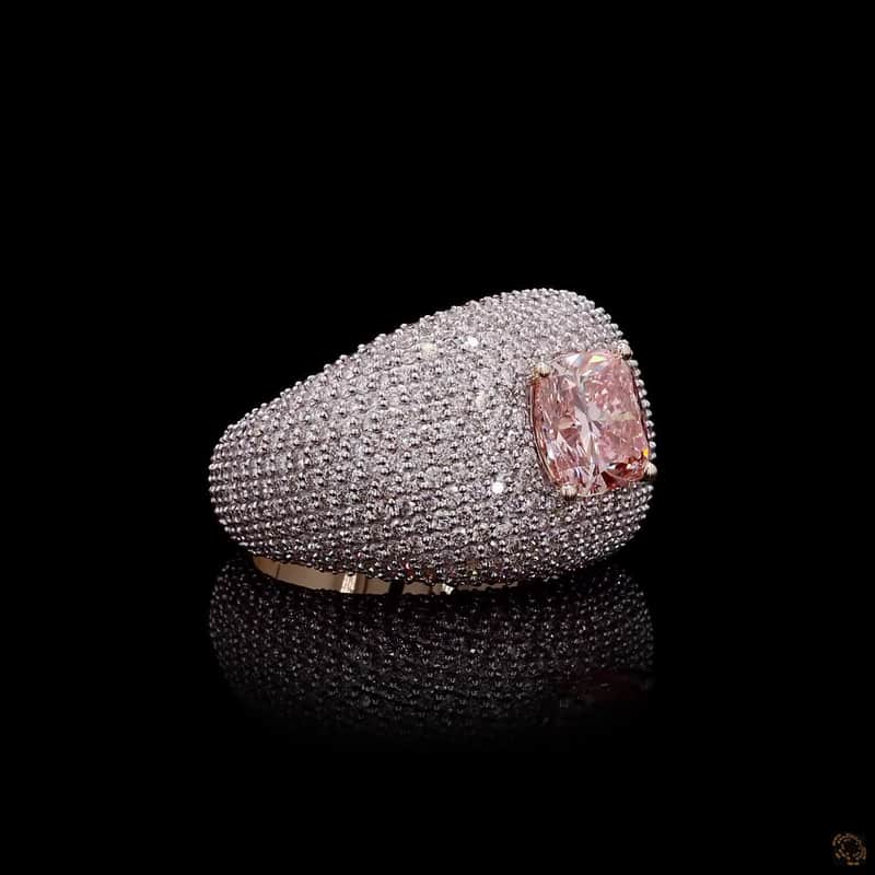 Pavé Domed Cocktail Ring 2